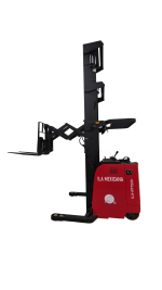 Montacargas Eléctrico Reach + Tijera doble profundidad ILA-RTTS10